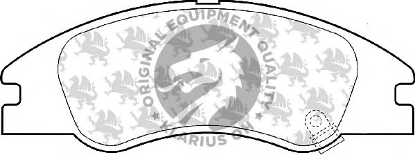 Тормозные колодки QH International BP1514