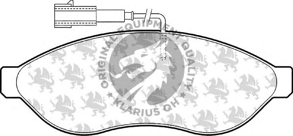 Гальмівні колодки QH International BP1573