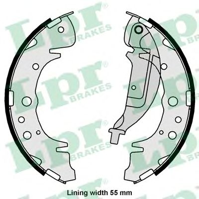 Тормозные колодки LPR 01061