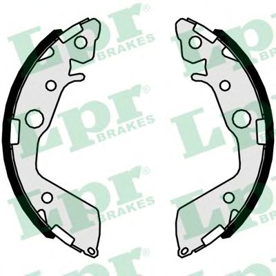 Тормозные колодки LPR 01075