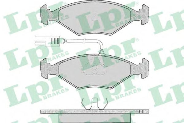 Тормозные колодки LPR 05P017