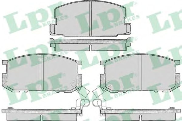 Тормозные колодки LPR 05P070