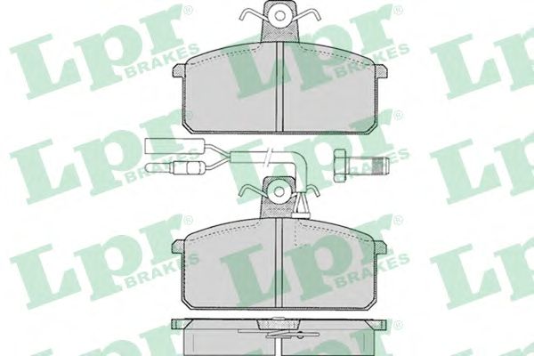 Тормозные колодки LPR 05P097