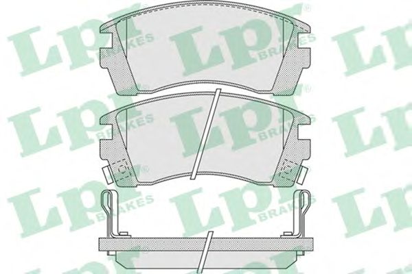 Тормозные колодки LPR 05P1011
