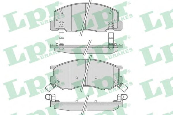 Тормозные колодки LPR 05P1021