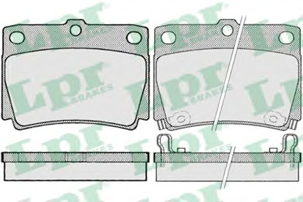 Тормозные колодки LPR 05P1029