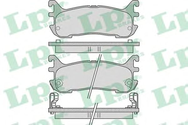 Тормозные колодки LPR 05P1044