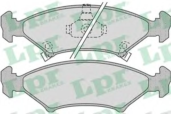 Тормозные колодки LPR 05P1067