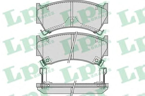 Тормозные колодки LPR 05P1101