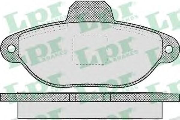 Тормозные колодки LPR 05P1191
