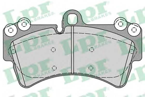 Тормозные колодки LPR 05P1257