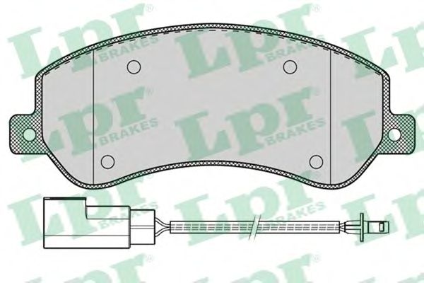 Тормозные колодки LPR 05P1260