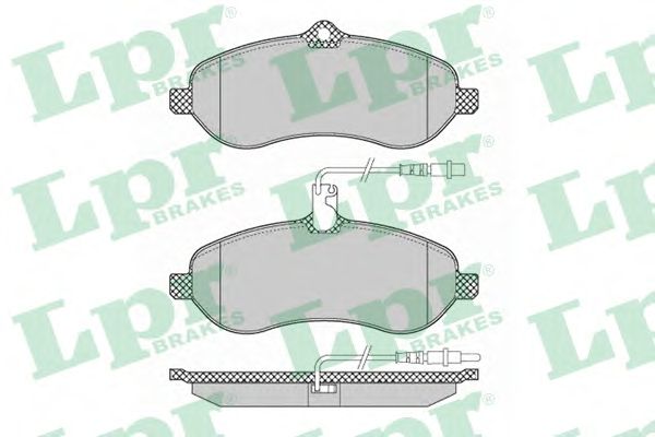 Тормозные колодки LPR 05P1348