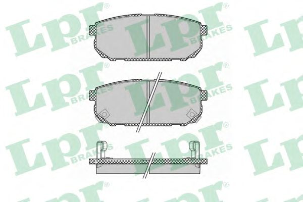 Тормозные колодки LPR 05P1370