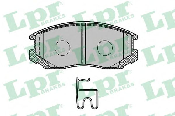 Тормозные колодки LPR 05P1427