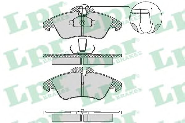 Тормозные колодки LPR 05P1469