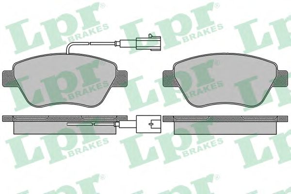 Тормозные колодки LPR 05P1656