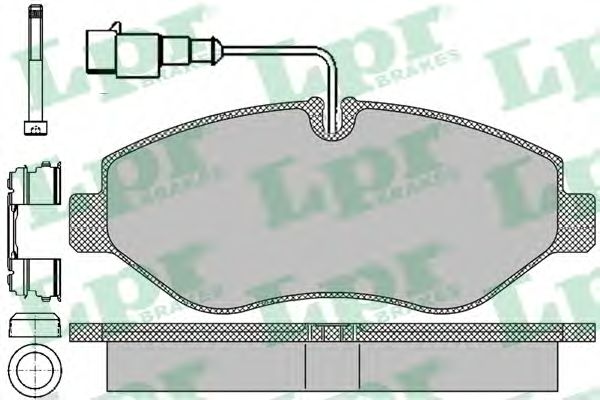 Тормозные колодки LPR 05P1669