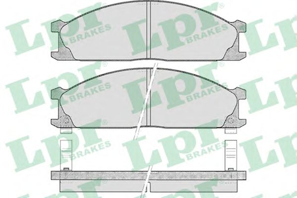 Тормозные колодки LPR 05P378