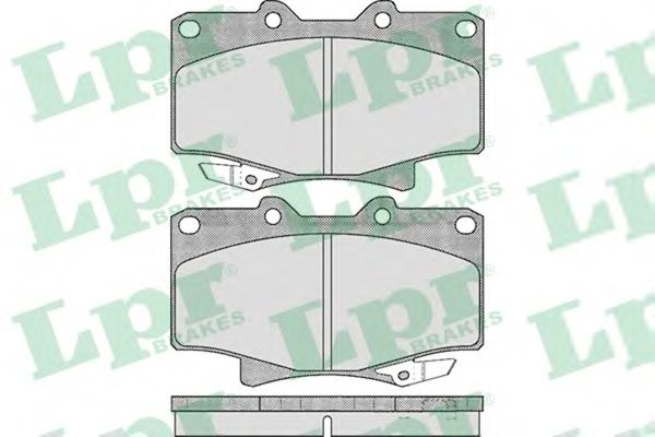 Тормозные колодки LPR 05P537