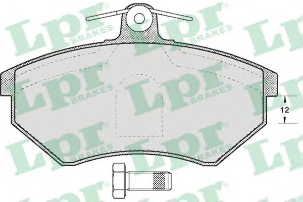 Тормозные колодки LPR 05P600