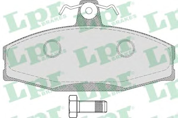 Тормозные колодки LPR 05P651