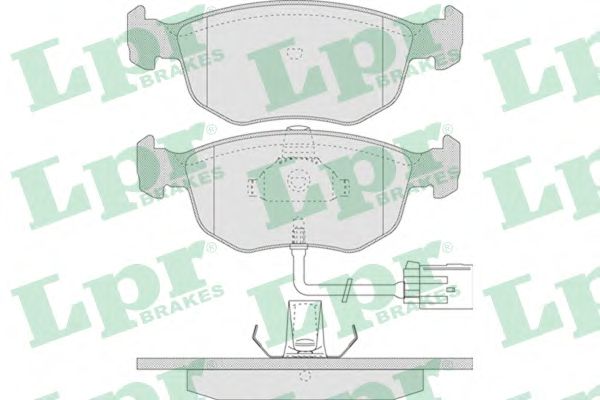 Тормозные колодки LPR 05P745