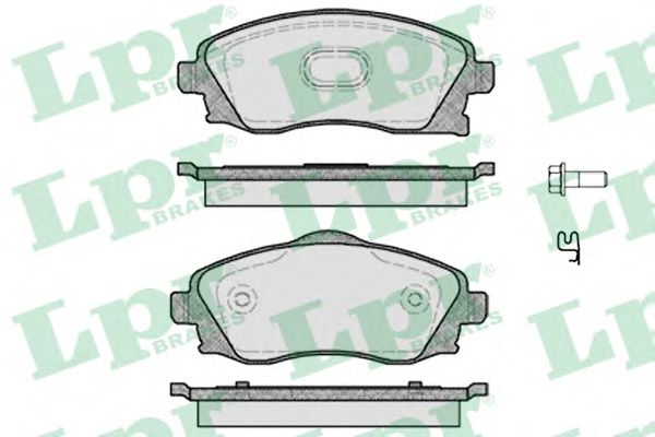 Тормозные колодки LPR 05P758