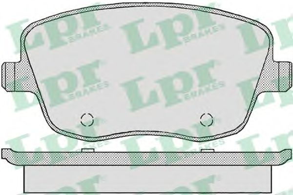 Тормозные колодки LPR 05P817
