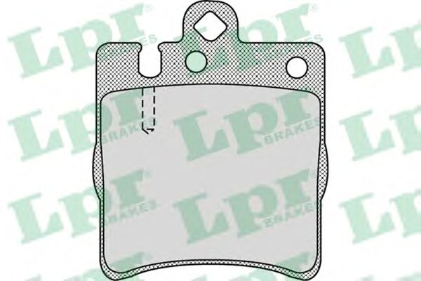 Тормозные колодки LPR 05P957