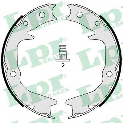 Тормозные колодки ручника LPR 08920