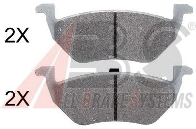 Тормозные колодки A.B.S. 37674
