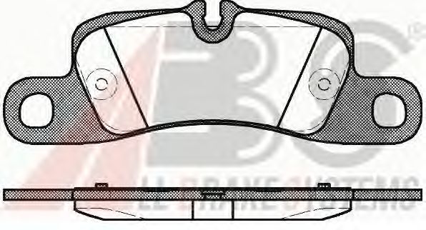 Тормозные колодки A.B.S. 37725