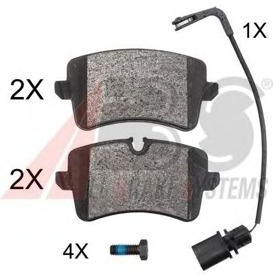 Тормозные колодки A.B.S. 37859