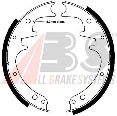 Тормозные колодки A.B.S. 40267