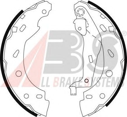 Тормозные колодки A.B.S. 9123
