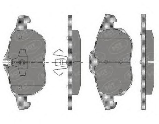 Тормозные колодки SCT Germany SP 431