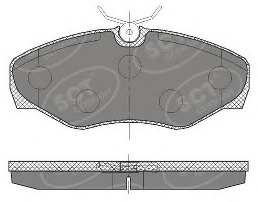 Тормозные колодки SCT Germany SP 451