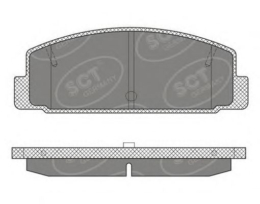 Тормозные колодки SCT Germany SP 611