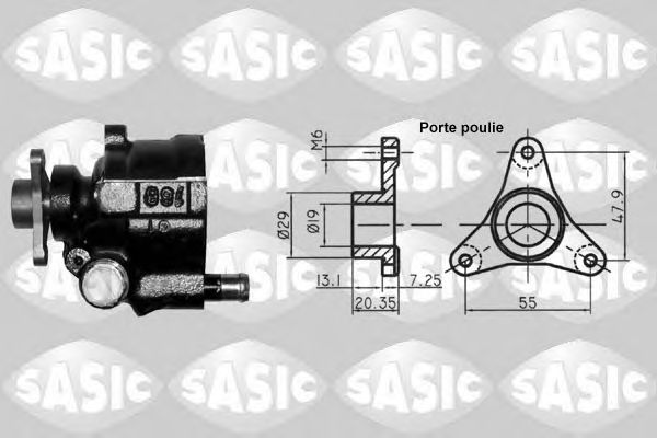 Насос гидроусилителя SASIC 7074001
