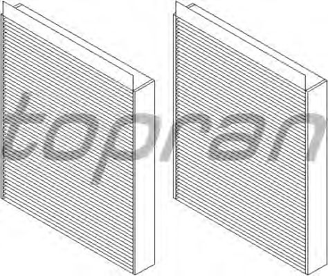 Фільтр салону TOPRAN 501 648