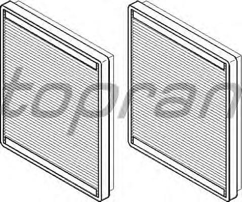 Фильтр салона TOPRAN 500 218