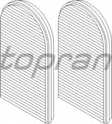 Фильтр салона TOPRAN 500 673