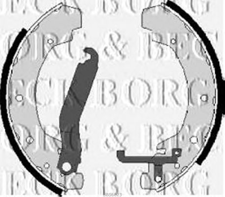 Тормозные колодки BORG & BECK BBS6023