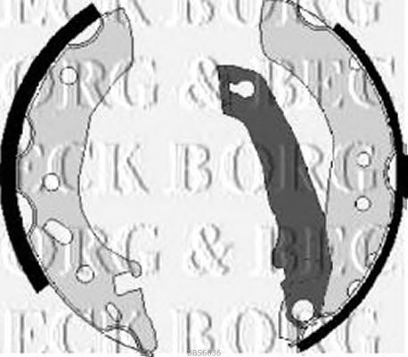 Тормозные колодки BORG & BECK BBS6036