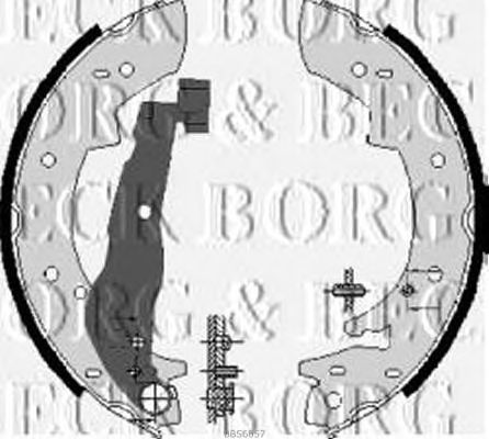 Тормозные колодки BORG & BECK BBS6057