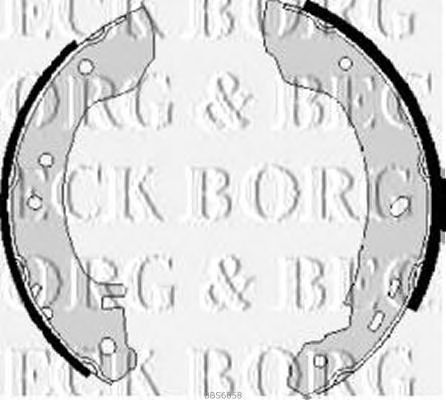 Тормозные колодки BORG & BECK BBS6058