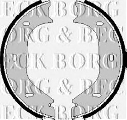 Гальмівні колодки BORG & BECK BBS6138