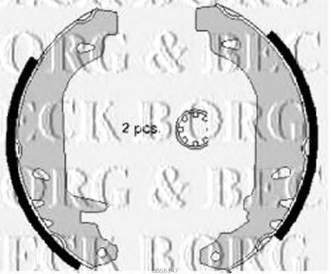 Гальмівні колодки BORG & BECK BBS6147