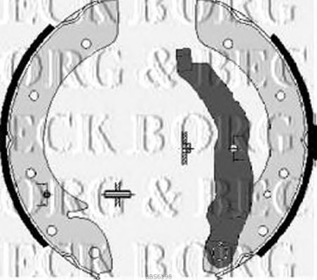 Тормозные колодки BORG & BECK BBS6198
